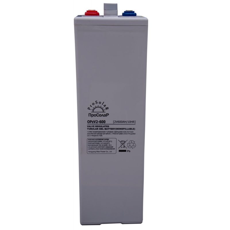 2В аккумулятор Prosolar OPzV2 420	 420 А*ч