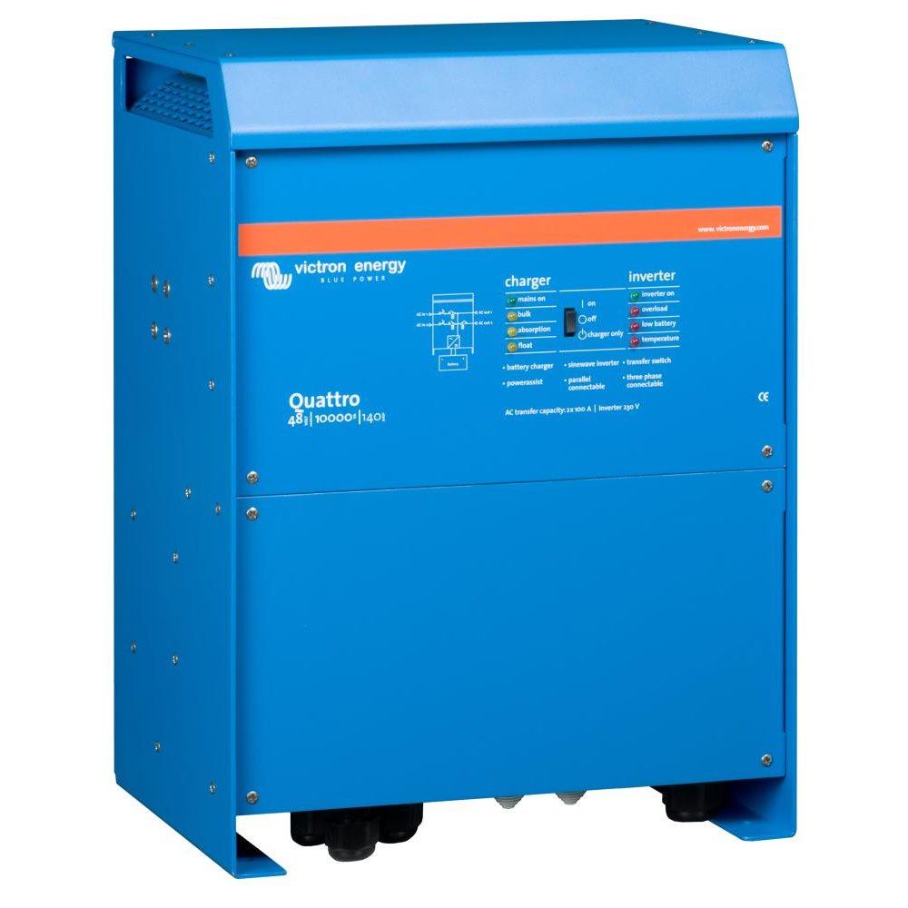Блок бесперебойного питания Victron Quattro 48/10000/140-100/100 с 2 входами AC