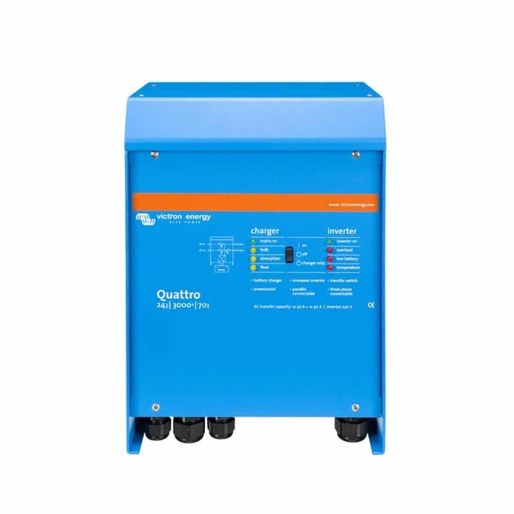 Инвертор/зарядное устройство Victron Quattro 24/3000/70-50/50