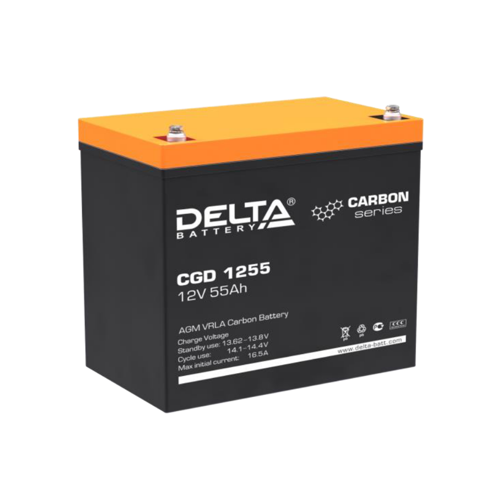 Аккумуляторная батарея Delta CGD 1255 Carbon