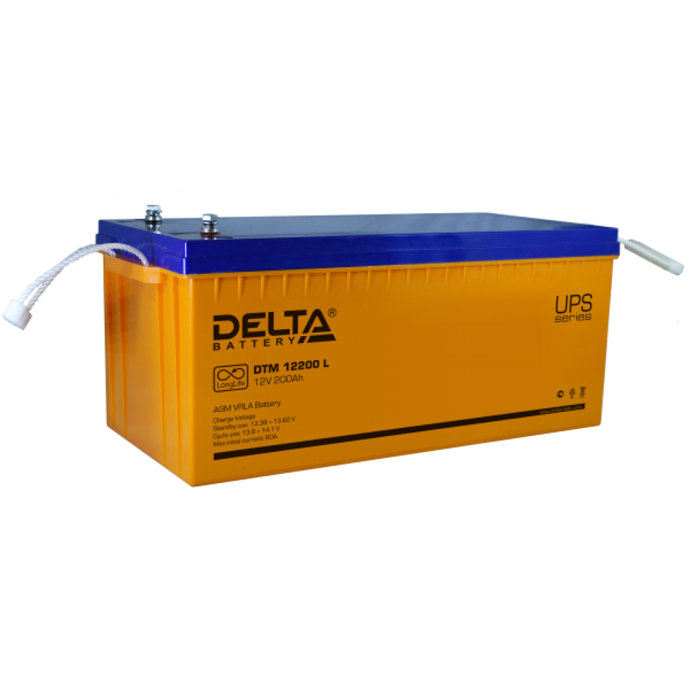 Аккумулятор Delta DTM 12200 L	 12 В