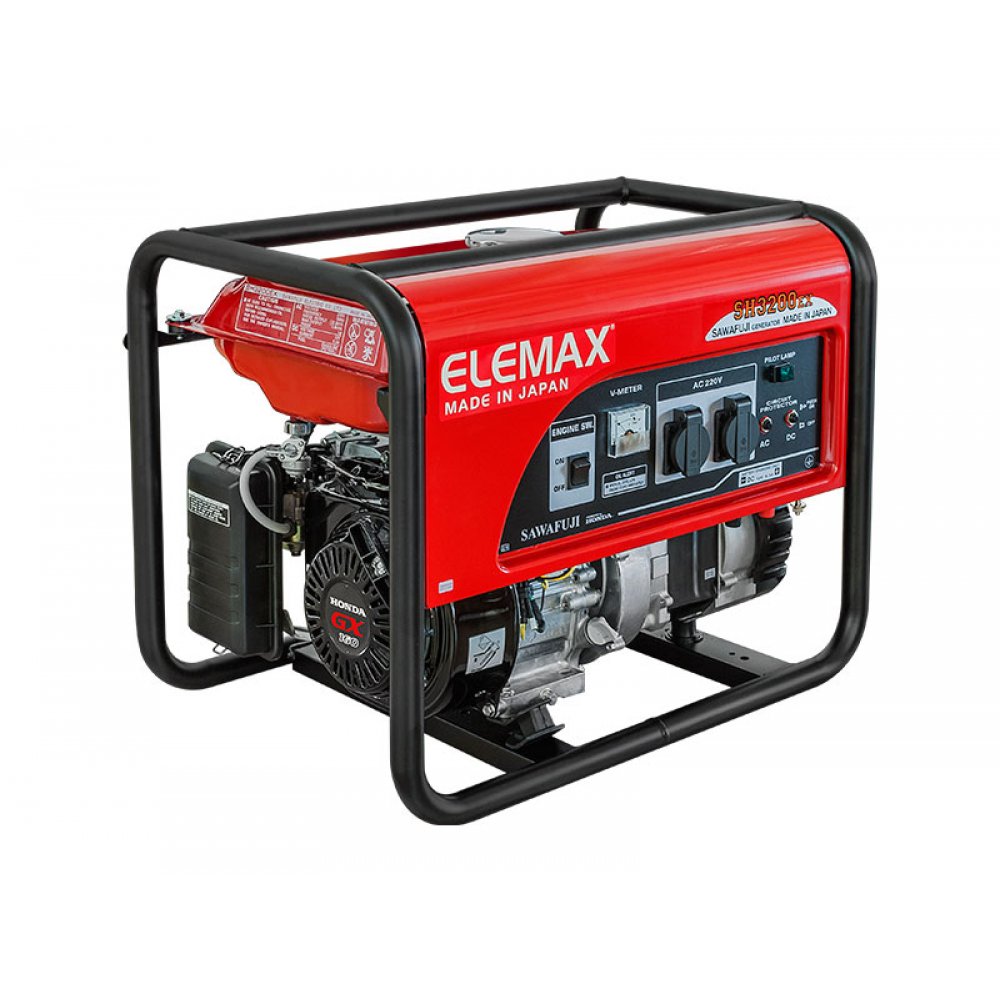 ELEMAX SH3200EX-R Бензиновый генератор с двигателем Honda GX160	 2	6 кВт