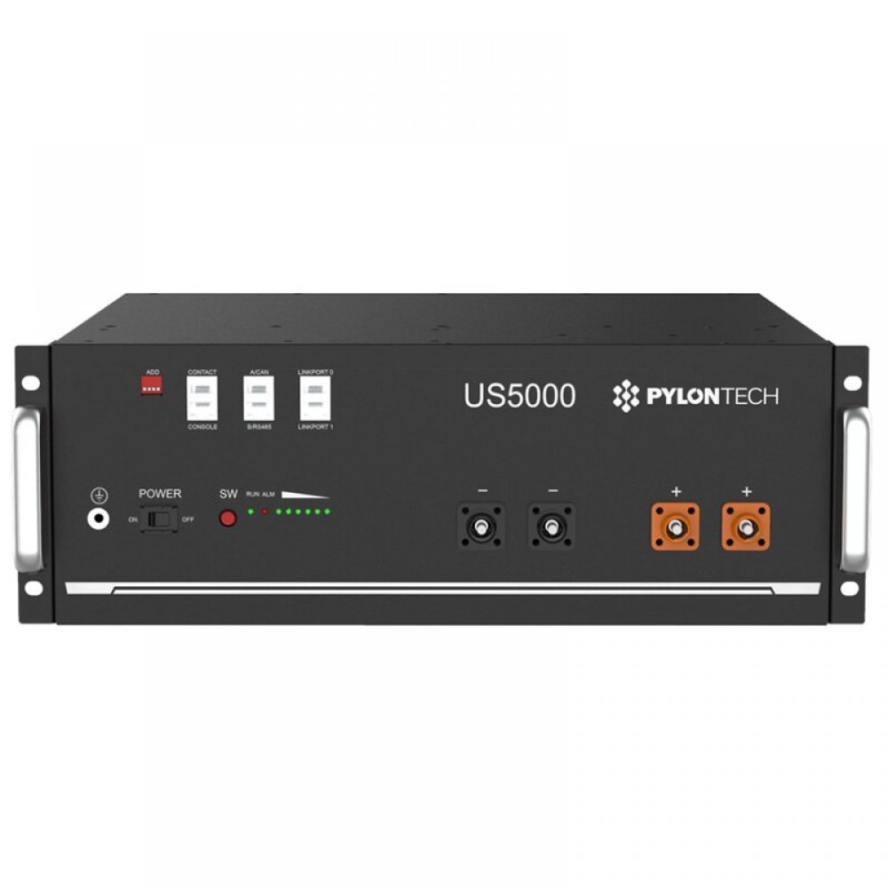 48В 100А*ч Pylontech US5000С литий-железо-фосфатный аккумулятор