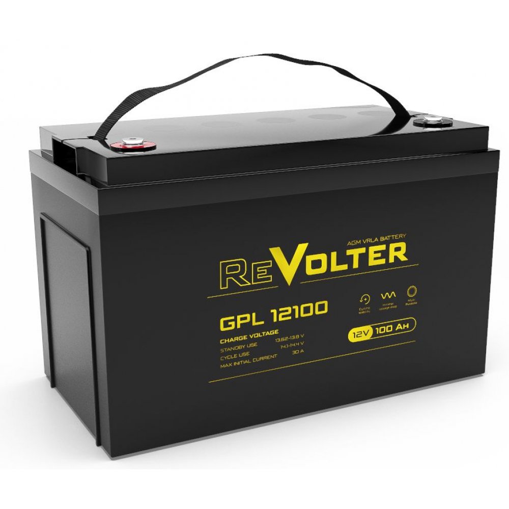 AGM Аккумулятор Revolter GPL 12100