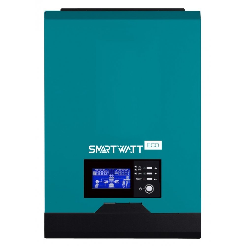 SmartWatt eco 1K 12V MPPT инвертор с ЗУ и солнечным контроллером