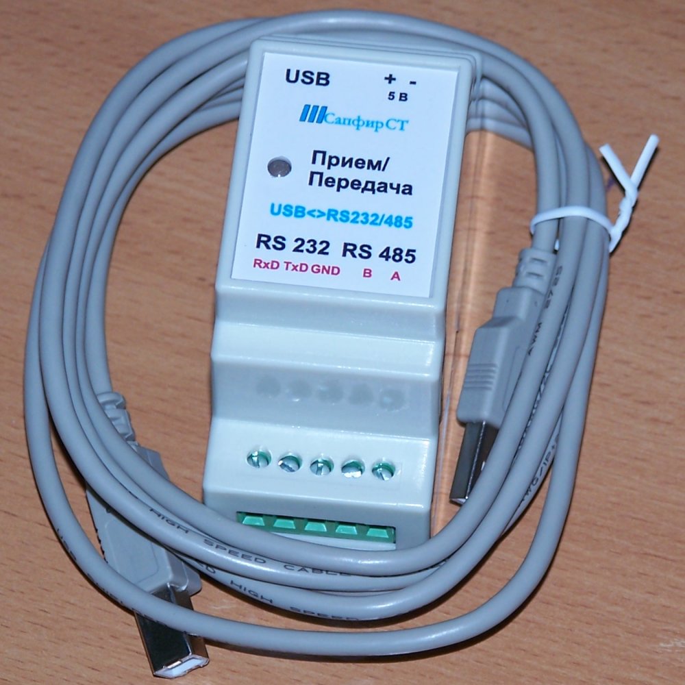 Преобразователь интерфейса USB – RS-232/485